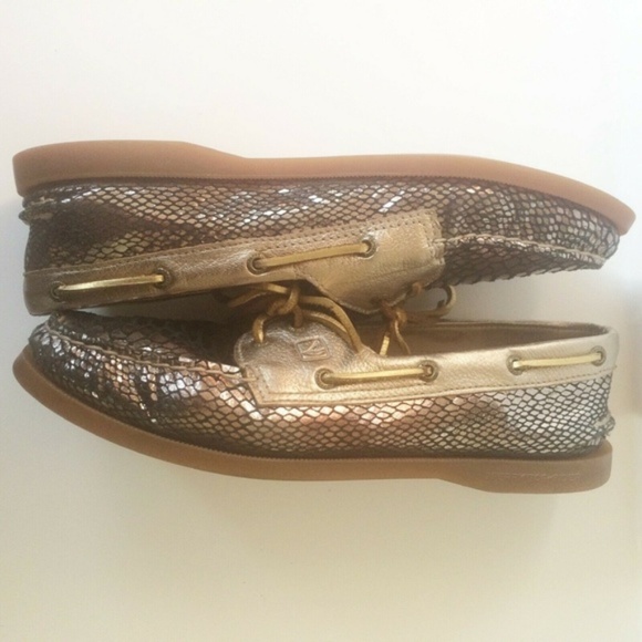 COPY - Sperry Top Sider Crocodile Print Metallic … - Picture 3 of 6